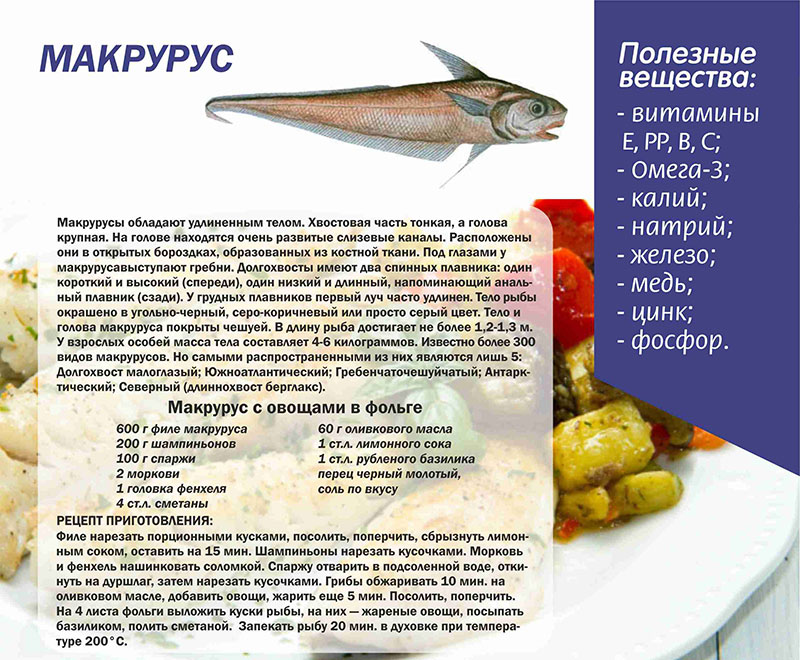 Макрурус что за рыба рецепты на сковороде с фото пошагово